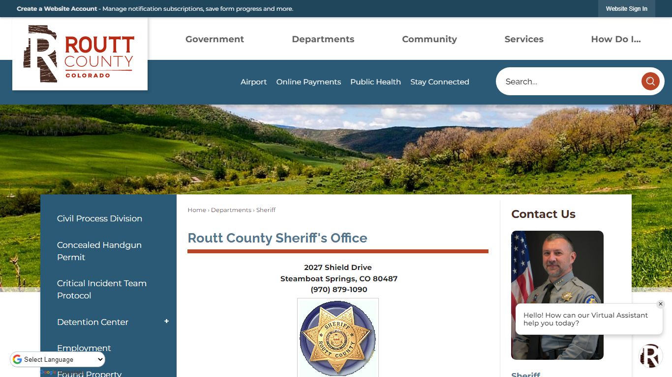 Routt County Sheriff's Office | Routt County, CO - Official Website