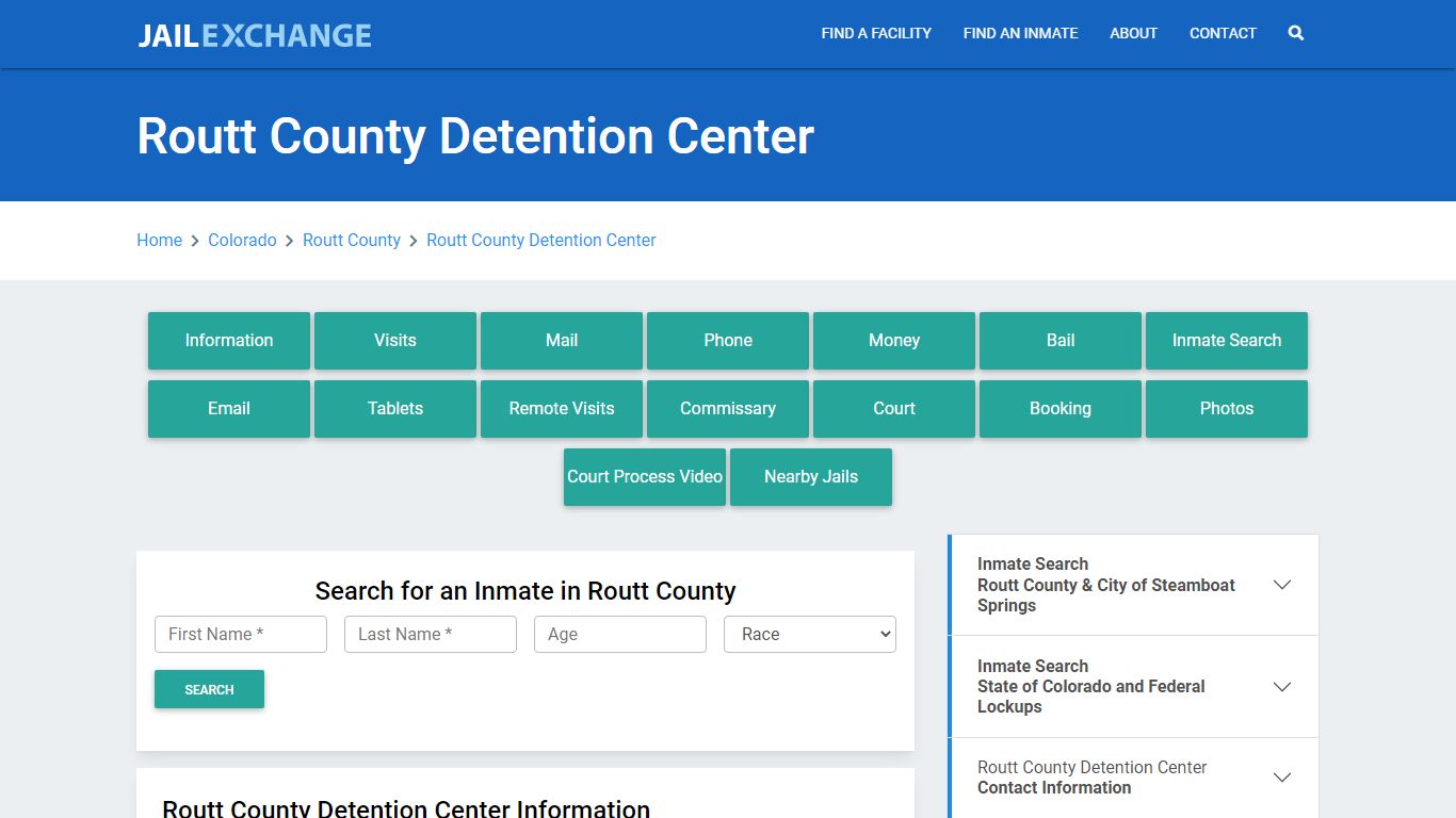 Routt County Detention Center - Jail Exchange